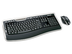 Microsoft Wireless Laser Desktop 7000 Keyboard and wireless mouse (Aero Edition)