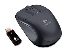 Logitech V220 Wireless Optical Mouse - Perfect for for Notebooks and Laptops