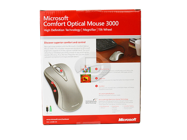 Microsoft Comfort Optical Mouse 3000 Retail Box Digitloop Com